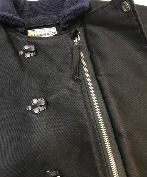 MISTER FREEDOM（ミスターフリーダム）MISTER FREEDOM (ミスターフリーダム) SUGAR CANE (シュガーケーン) Black Jungle Cloth Deck Jacket ネイビー サイズ:SIZE 3の古着・服飾アイテム