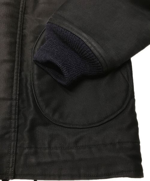 MISTER FREEDOM（ミスターフリーダム）MISTER FREEDOM (ミスターフリーダム) SUGAR CANE (シュガーケーン) Black Jungle Cloth Deck Jacket ネイビー サイズ:SIZE 3の古着・服飾アイテム