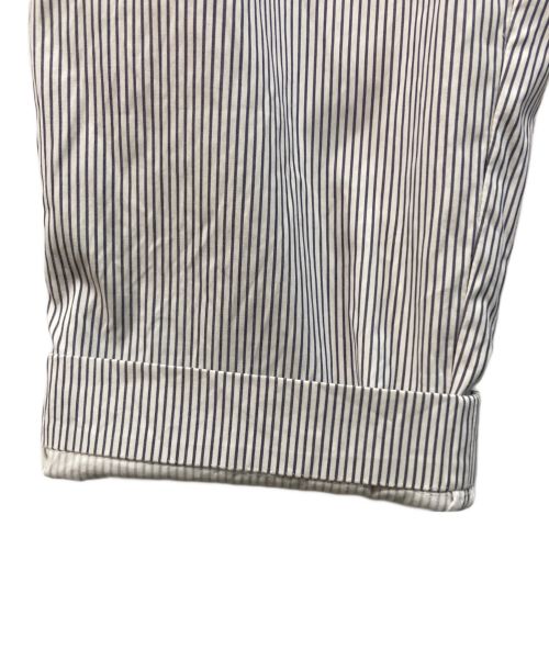 Hed Mayner（ヘド メイナー）Hed Mayner (ヘド メイナー) ストライププリーツパンツ ホワイト サイズ:Sの古着・服飾アイテム