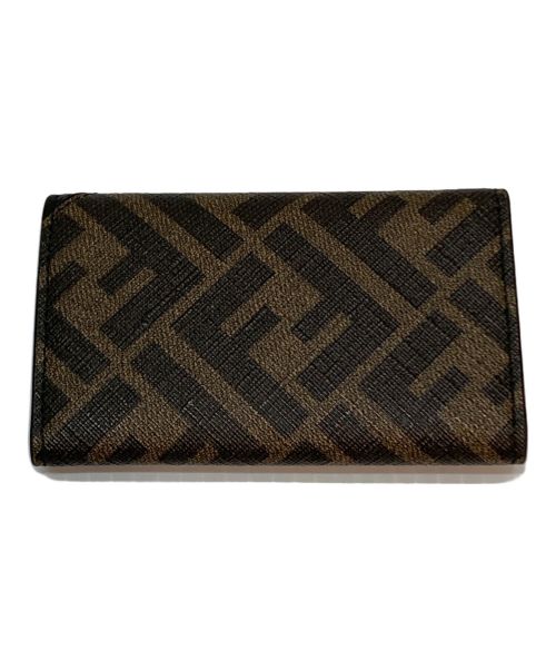 FENDI（フェンディ）FENDI (フェンディ) ダイアゴナル・キーケース ブラウンの古着・服飾アイテム