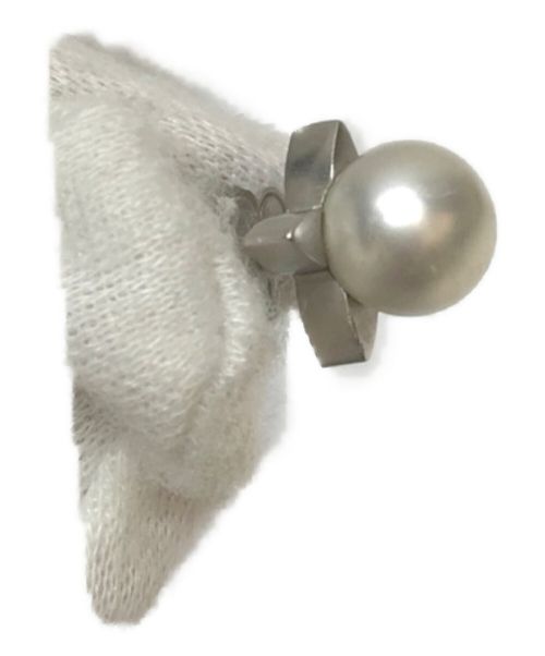 LOUIS VUITTON（ルイ ヴィトン）LOUIS VUITTON (ルイ ヴィトン) パールモチーフピアス シルバーの古着・服飾アイテム