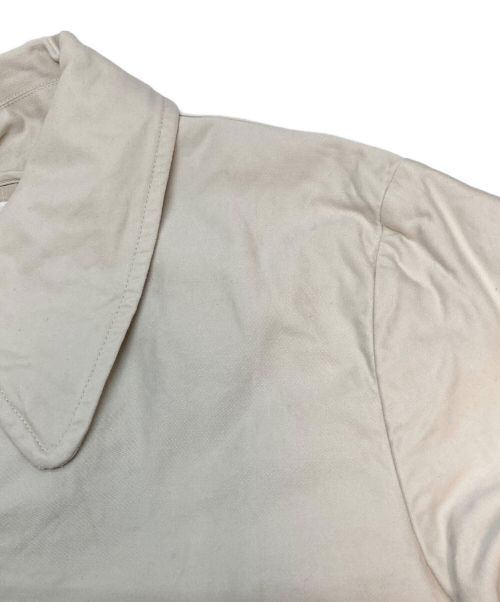 45R（フォーティファイブ・アール）45R (フォーティーファイブアール) おこめサテンの908シングルPコート ベージュ サイズ:2の古着・服飾アイテム