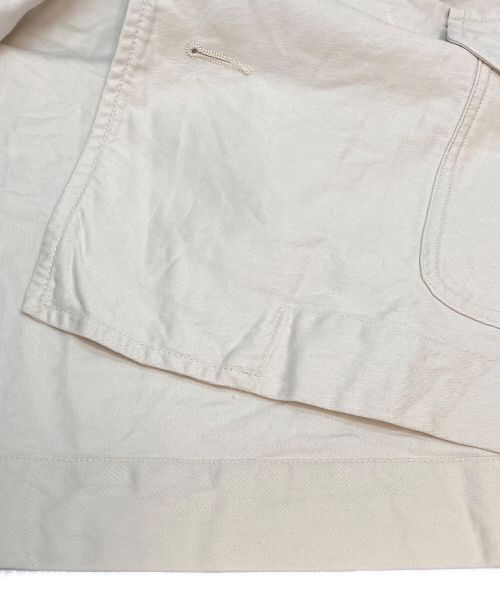 45R（フォーティファイブ・アール）45R (フォーティーファイブアール) おこめサテンの908シングルPコート ベージュ サイズ:2の古着・服飾アイテム