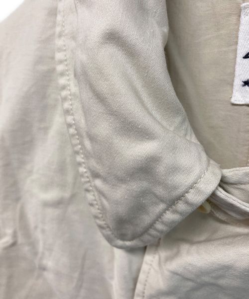 45R（フォーティファイブ・アール）45R (フォーティーファイブアール) おこめサテンの908シングルPコート ベージュ サイズ:2の古着・服飾アイテム