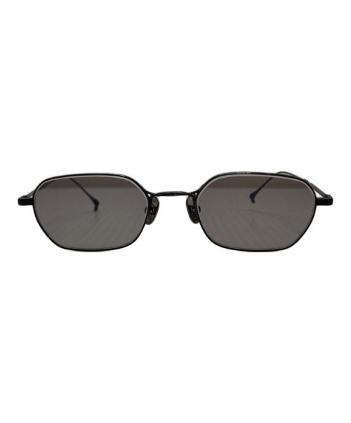 ISSEY MIYAKE（イッセイミヤケ）ISSEY MIYAKE (イッセイミヤケ) 金子眼鏡 (カネコガンキョウ) HEXAGON-IX サングラス ブラック サイズ:50□20 145の古着・服飾アイテム