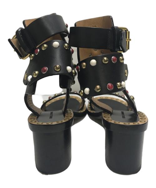 ISABEL MARANT（イザベルマラン）ISABEL MARANT (イザベルマラン) スタッズサンダル ブラック サイズ:37の古着・服飾アイテム