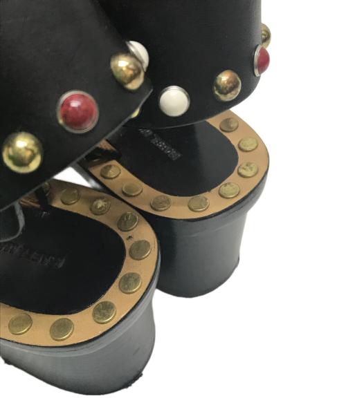 ISABEL MARANT（イザベルマラン）ISABEL MARANT (イザベルマラン) スタッズサンダル ブラック サイズ:37の古着・服飾アイテム