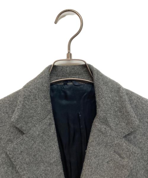 RAF SIMONS（ラフシモンズ）RAF SIMONS (ラフシモンズ) ウールモヘアチェスターコート グレー サイズ:46の古着・服飾アイテム