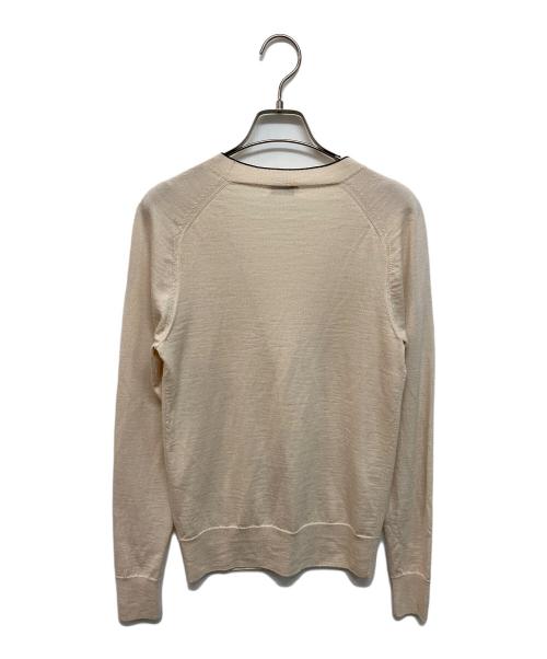 DRIES VAN NOTEN（ドリスヴァンノッテン）DRIES VAN NOTEN (ドリスヴァンノッテン) メリノウールカーディガン ベージュ サイズ:Sの古着・服飾アイテム