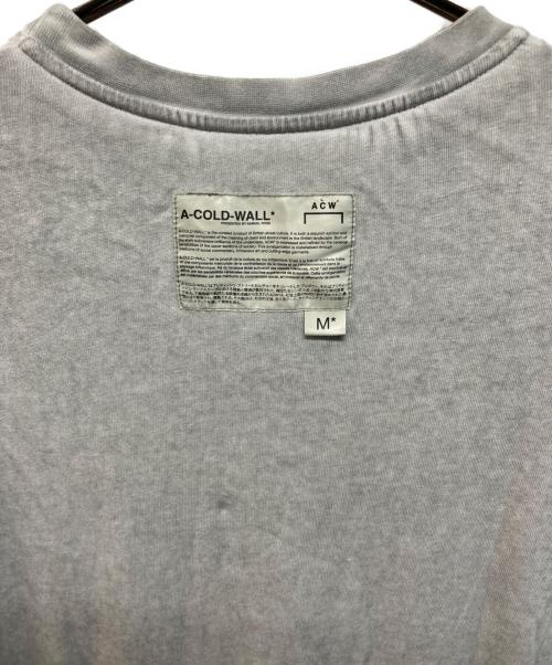 A-COLD-WALL（ア・コールド・ウォール）A-COLD-WALL (ア・コールド・ウォール) プリントTシャツ グレー サイズ:Mの古着・服飾アイテム