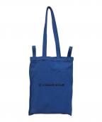 MM6 Maison Margielaエムエムシックスメゾンマルジェラ）の古着「インサイドアウトキャンバストートバッグ」｜ブルー