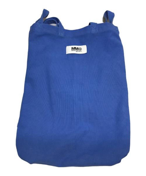 MM6 Maison Margiela（エムエムシックスメゾンマルジェラ）MM6 Maison Margiela (エムエムシックス メゾンマルジェラ) インサイドアウトキャンバストートバッグ ブルーの古着・服飾アイテム