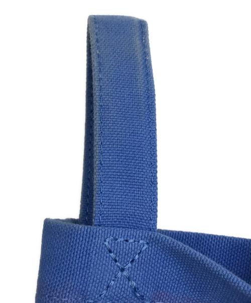 MM6 Maison Margiela（エムエムシックスメゾンマルジェラ）MM6 Maison Margiela (エムエムシックス メゾンマルジェラ) インサイドアウトキャンバストートバッグ ブルーの古着・服飾アイテム