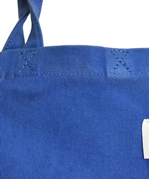 MM6 Maison Margiela（エムエムシックスメゾンマルジェラ）MM6 Maison Margiela (エムエムシックス メゾンマルジェラ) インサイドアウトキャンバストートバッグ ブルーの古着・服飾アイテム