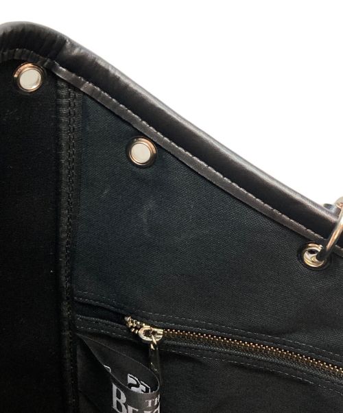 COMME des GARCONS（コムデギャルソン）COMME des GARCONS (コムデギャルソン) THE BEATLES (ビートルズ) メッセージボートバッグ ブラックの古着・服飾アイテム