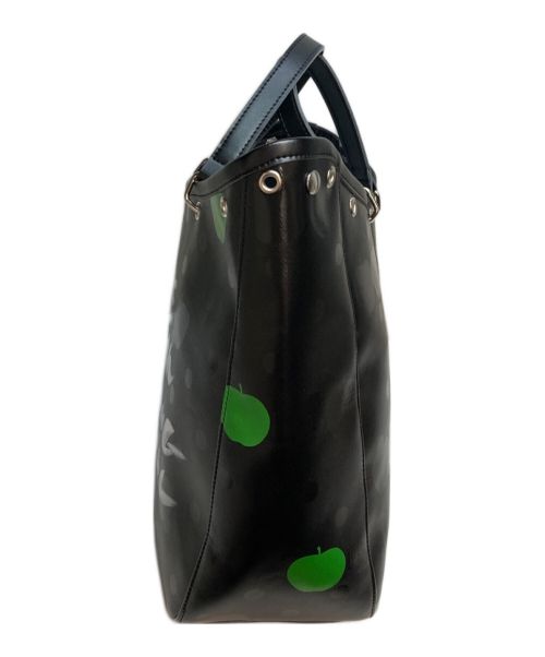 COMME des GARCONS（コムデギャルソン）COMME des GARCONS (コムデギャルソン) THE BEATLES (ビートルズ) メッセージボートバッグ ブラックの古着・服飾アイテム