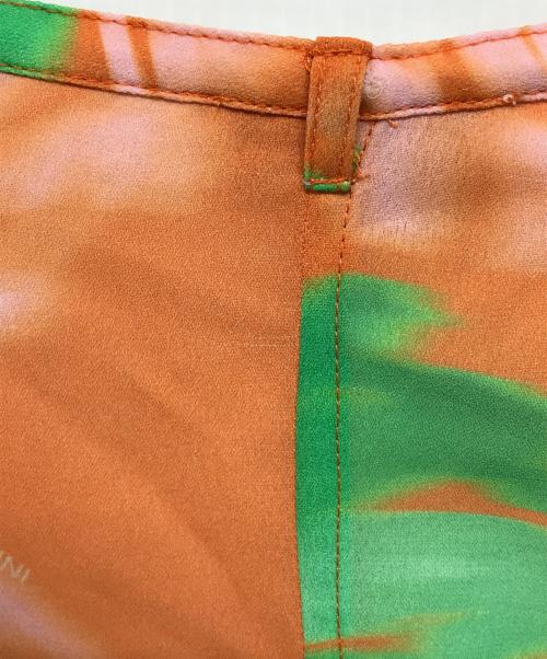 GANNI（ガニー）GANNI (ガニー) ラップスカート オレンジ サイズ:-の古着・服飾アイテム