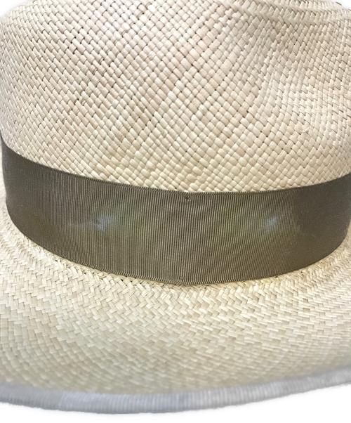 STETSON（ステットソン）STETSON (ステットソン) ストローハット ベージュ サイズ:57cmの古着・服飾アイテム