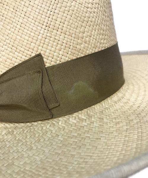 STETSON（ステットソン）STETSON (ステットソン) ストローハット ベージュ サイズ:57cmの古着・服飾アイテム