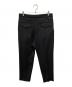 WHITE MOUNTAINEERING (ホワイトマウンテ二アニング) ベルテッドテーパードパンツ ブラック サイズ:1：6000円