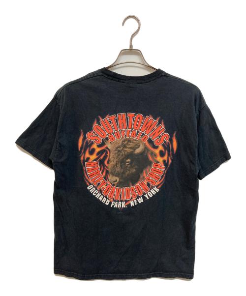HARLEY-DAVIDSON（ハーレーダビッドソン）HARLEY-DAVIDSON (ハーレーダビッドソン) プリントTシャツ ブラック サイズ:Lの古着・服飾アイテム