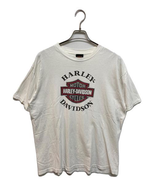 HARLEY-DAVIDSON（ハーレーダビッドソン）HARLEY-DAVIDSON (ハーレーダビッドソン) 90sプリントTシャツ ホワイト サイズ:XLの古着・服飾アイテム