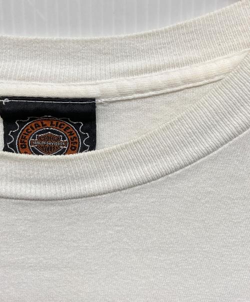 HARLEY-DAVIDSON（ハーレーダビッドソン）HARLEY-DAVIDSON (ハーレーダビッドソン) 90sプリントTシャツ ホワイト サイズ:XLの古着・服飾アイテム