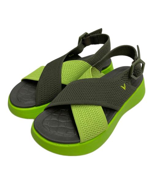 VIVAIA（ビバイア）VIVAIA (ビバイア) AdaptAll スポーツサンダル カーキ×グリーン サイズ:36 1/2の古着・服飾アイテム