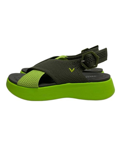 VIVAIA（ビバイア）VIVAIA (ビバイア) AdaptAll スポーツサンダル カーキ×グリーン サイズ:36 1/2の古着・服飾アイテム