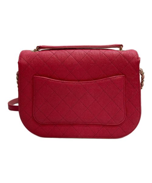 CHANEL（シャネル）CHANEL (シャネル) ココマークショルダーバッグ ピンクの古着・服飾アイテム