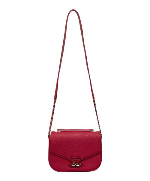 CHANEL（シャネル）CHANEL (シャネル) ココマークショルダーバッグ ピンクの古着・服飾アイテム