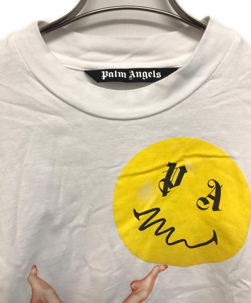 Palm Angels（パーム エンジェルス）Palm Angels (パーム エンジェルス) Juggler Pin Up Oversize T-shirt ホワイト サイズ:Sの古着・服飾アイテム