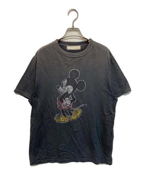 R JUBILEE（アールジュビリー）R JUBILEE (アールジュビリー) ヴィンテージ加工 MICKEY TEE Tシャツ グレー サイズ:SIZE Freeの古着・服飾アイテム