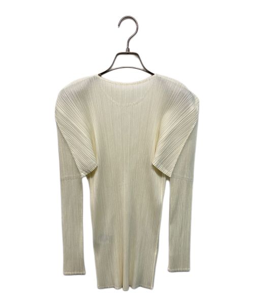 PLEATS PLEASE（プリーツプリーズ）PLEATS PLEASE (プリーツプリーズ) プリーツカットソー ホワイト サイズ:3の古着・服飾アイテム