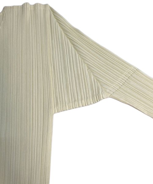 PLEATS PLEASE（プリーツプリーズ）PLEATS PLEASE (プリーツプリーズ) プリーツカットソー ホワイト サイズ:3の古着・服飾アイテム