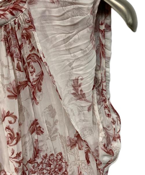 Snidel（スナイデル）Snidel (スナイデル) プリーツオーナメントプリントワンピース ピンク サイズ:1の古着・服飾アイテム