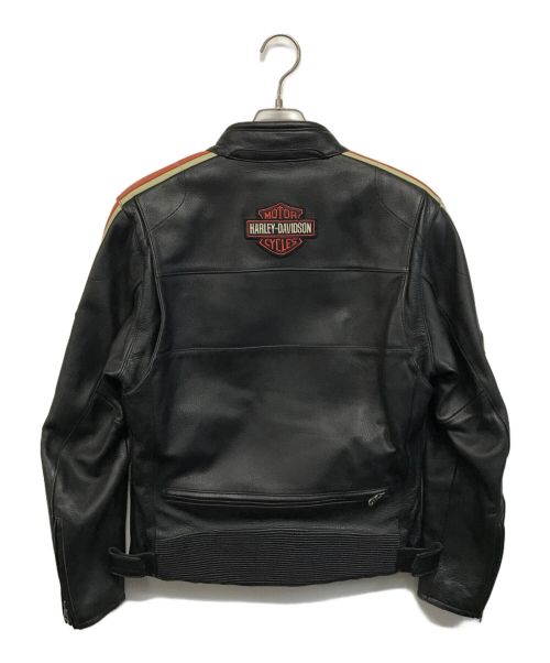 HARLEY-DAVIDSON（ハーレーダビッドソン）HARLEY-DAVIDSON (ハーレーダビッドソン) レザーライダースジャケット ブラック サイズ:SIZE Sの古着・服飾アイテム