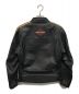HARLEY-DAVIDSON (ハーレーダビッドソン) レザーライダースジャケット ブラック サイズ:SIZE S：16000円