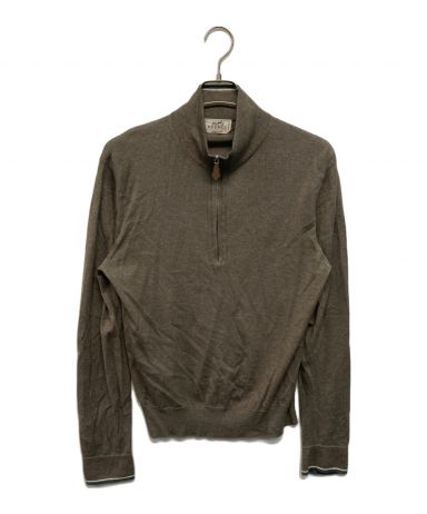 中古・古着通販】HERMES (エルメス) カシミヤ混ハーフジップニット
