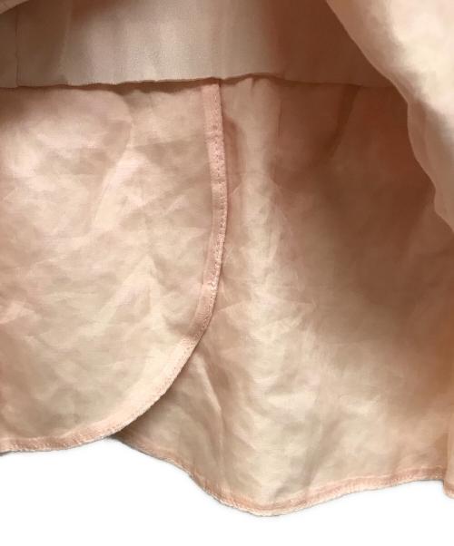 MIU MIU（ミュウミュウ）MIU MIU (ミュウミュウ) ジャガードミニスカート ピンク サイズ:36の古着・服飾アイテム