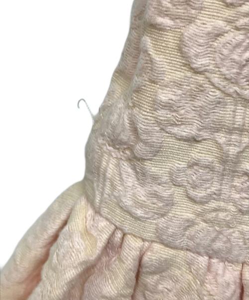 MIU MIU（ミュウミュウ）MIU MIU (ミュウミュウ) ジャガードミニスカート ピンク サイズ:36の古着・服飾アイテム