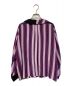 LOUIS VUITTON (ルイ ヴィトン) ストライプボウタイブラウス パープル サイズ:38：18000円