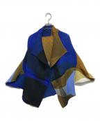 PLEATS PLEASEプリーツプリーズ）の古着「デザインプリーツカーディガン」｜マルチカラー