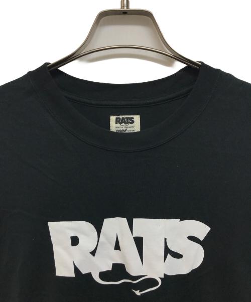 RATS（ラッツ）RATS (ラッツ) BOX LOGO WAY OF LIFE TEE ブラック サイズ:SIZE Mの古着・服飾アイテム