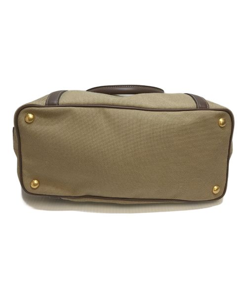 PRADA（プラダ）PRADA (プラダ) LOGO JACQUARDバッグ ブラウンの古着・服飾アイテム