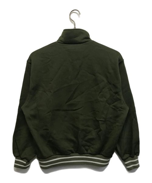 adidas（アディダス）adidas (アディダス) ハーフジップスウェット オリーブ サイズ:Mの古着・服飾アイテム