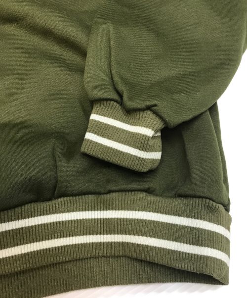 adidas（アディダス）adidas (アディダス) ハーフジップスウェット オリーブ サイズ:Mの古着・服飾アイテム