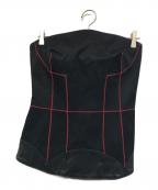 DSQUARED2ディースクエアード）の古着「カウレザービスチェ」｜ブラック