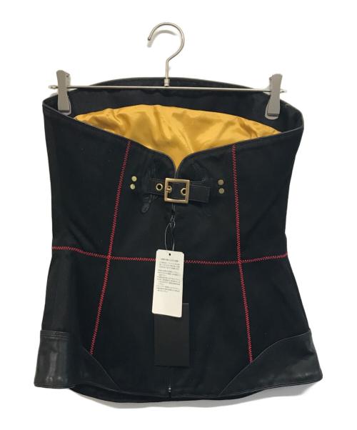 DSQUARED2（ディースクエアード）DSQUARED2 (ディースクエアード) カウレザービスチェ ブラック サイズ:46の古着・服飾アイテム