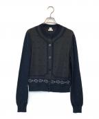 HERMESエルメス）の古着「カシミヤ×シルク カーディガン」｜ネイビー